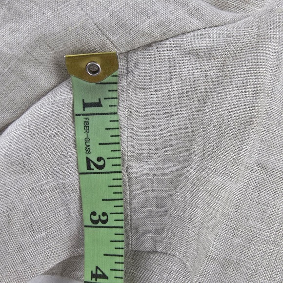 J. Crew NWT Linen Blend Relaxed Fit High Waist Shorts Beige Women's XL - Picture 11 of 11